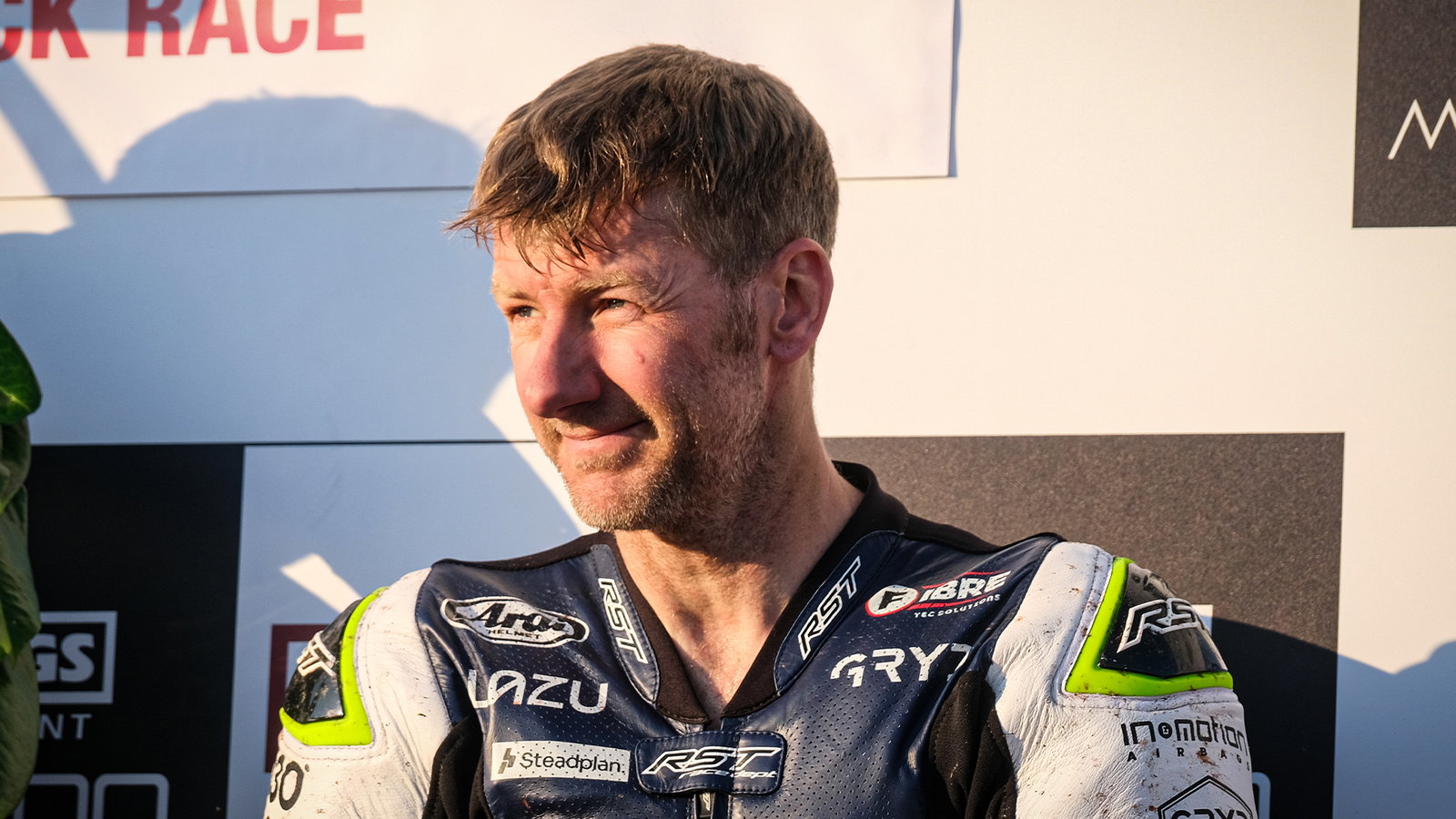 Ian Hutchinson, 2025 North West 200 podium.
